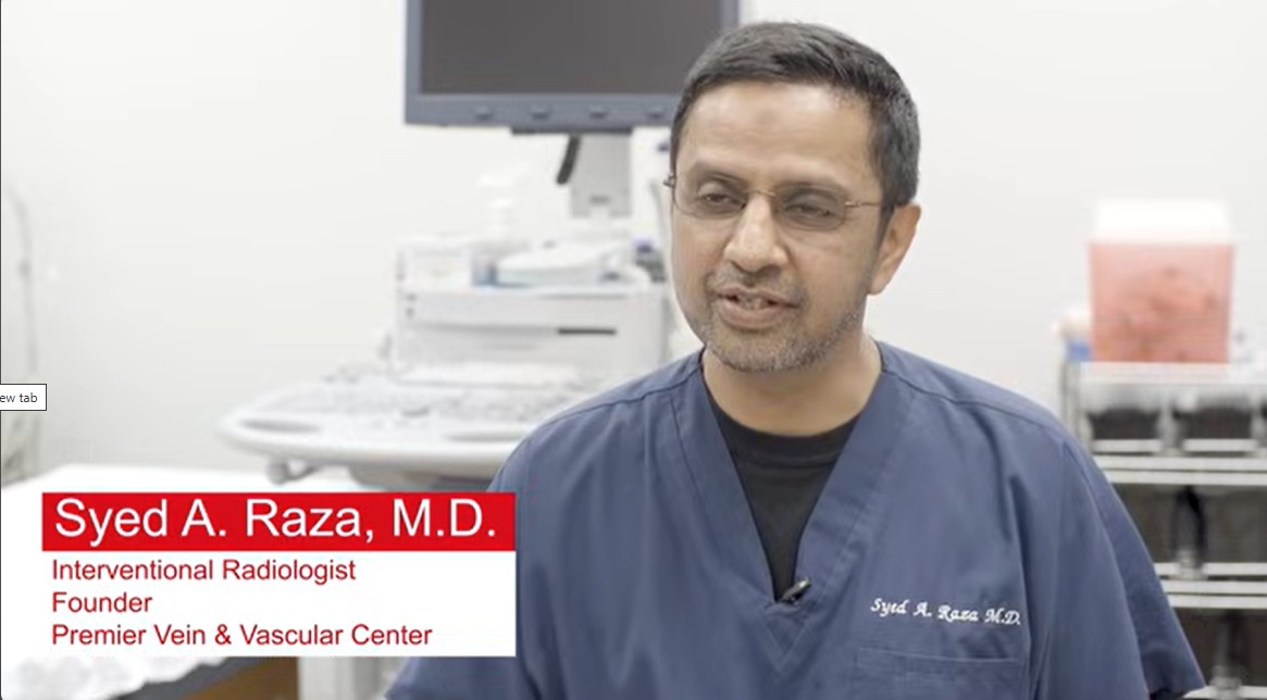 Ultrasound-guided vein evaluation at Premier Vein & Vascular Center